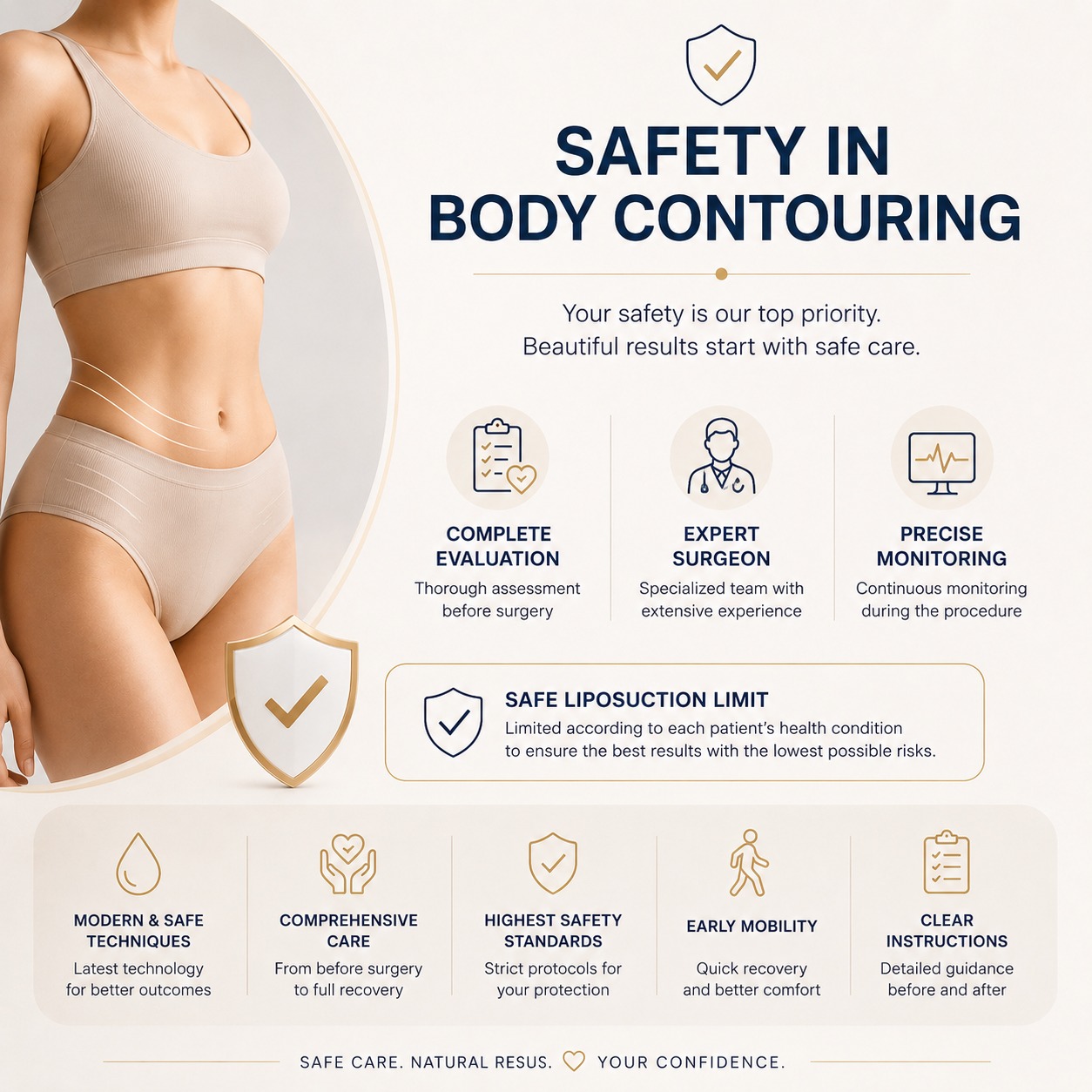 Safety planning for body contouring surgery